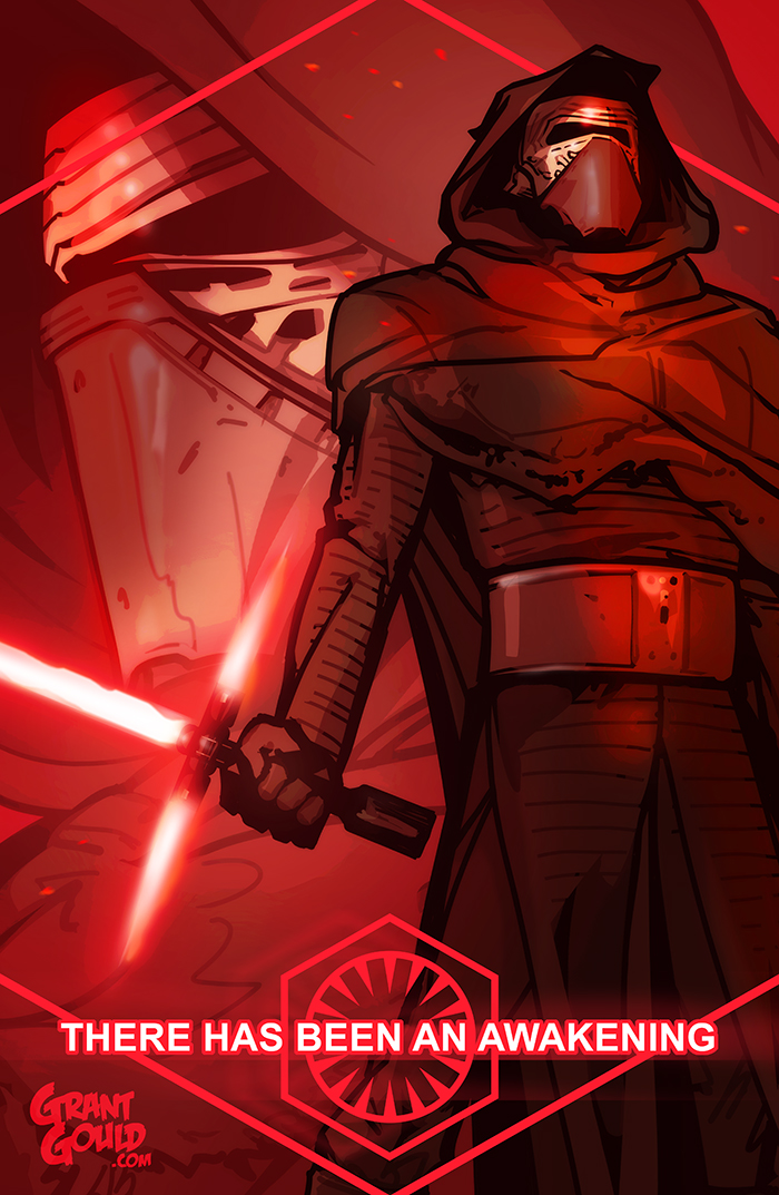 Kylo Ren The Force Awakens by grantgoboom on