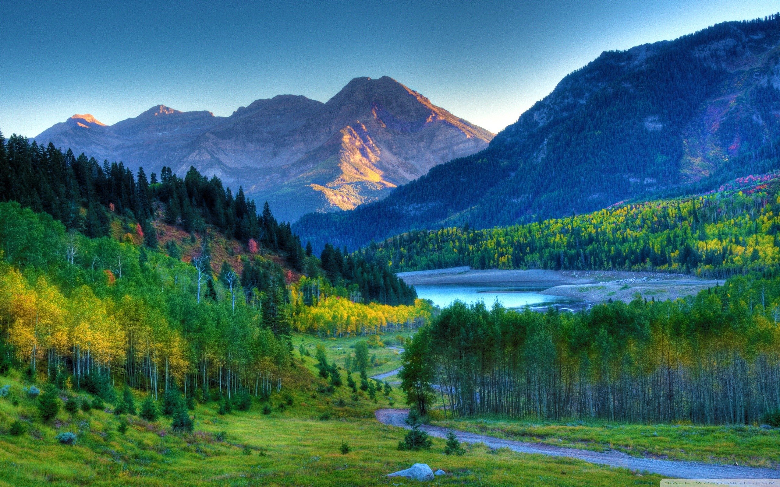  autumn mountain landscape HD Desktop Wallpaper HD Desktop Wallpaper 2560x1600