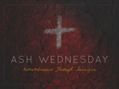Ash Wednesday Shift Worship Youth Worker