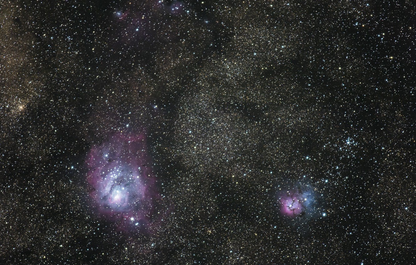 Wallpaper Space Nebula Trifid Lagoon Image For Desktop
