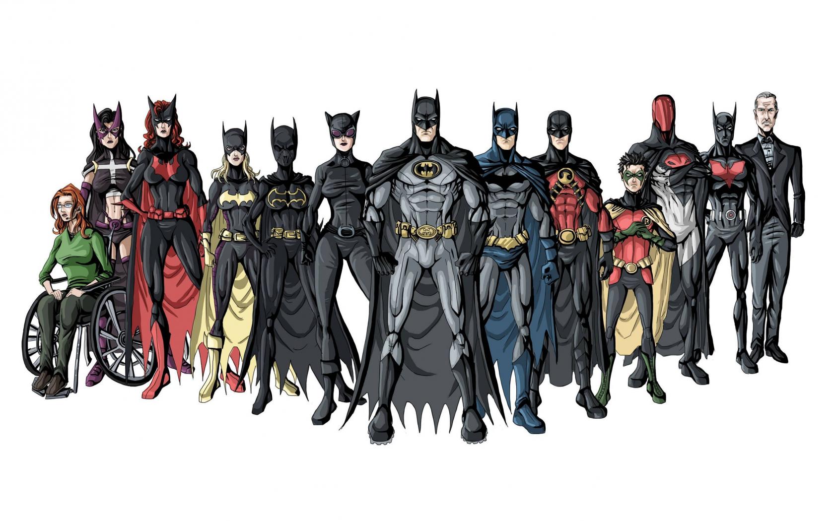 Comics   Who Are These Bat family Members   Science Fiction