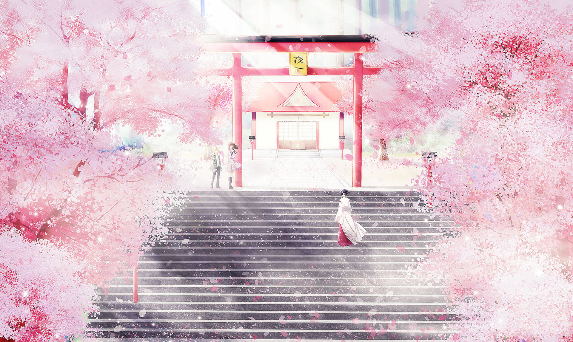 Pink Anime Aesthetic Wallpaper