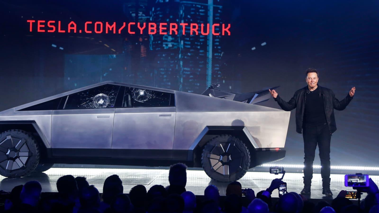 Elon Musk Unveils Tesla S Electric Cybertruck