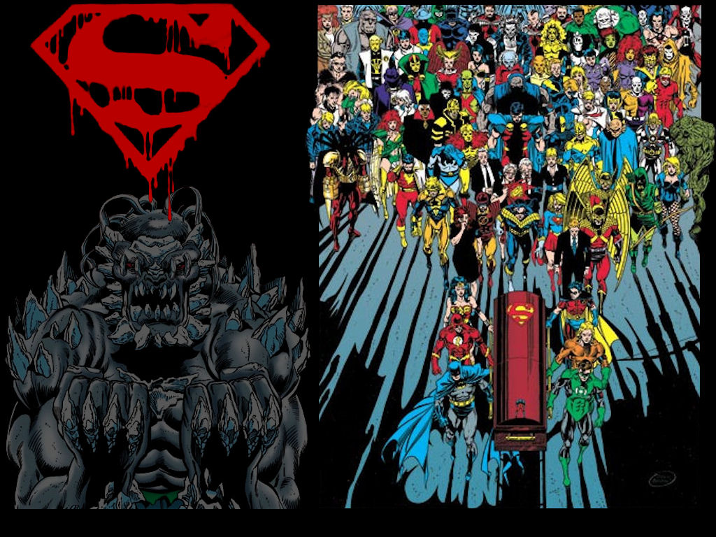 The Death Of Superman Wallpaper Funeral Wp