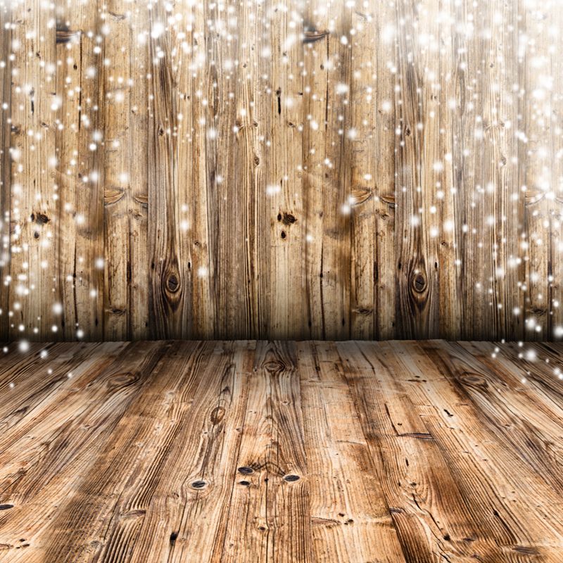 Kate Desgin Photo Background Wooden Wall Panels Backdrop Snowflake