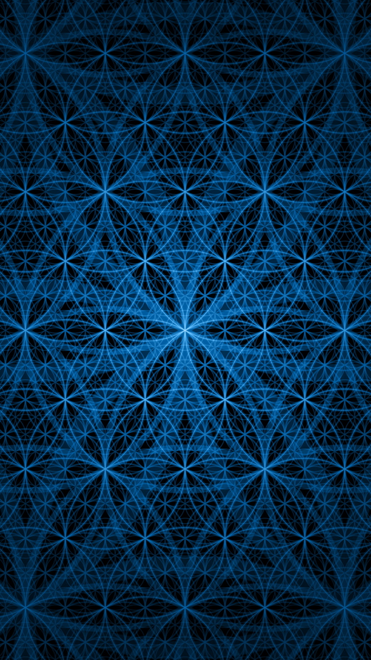 Blue Circles iPhone Wallpaper HD