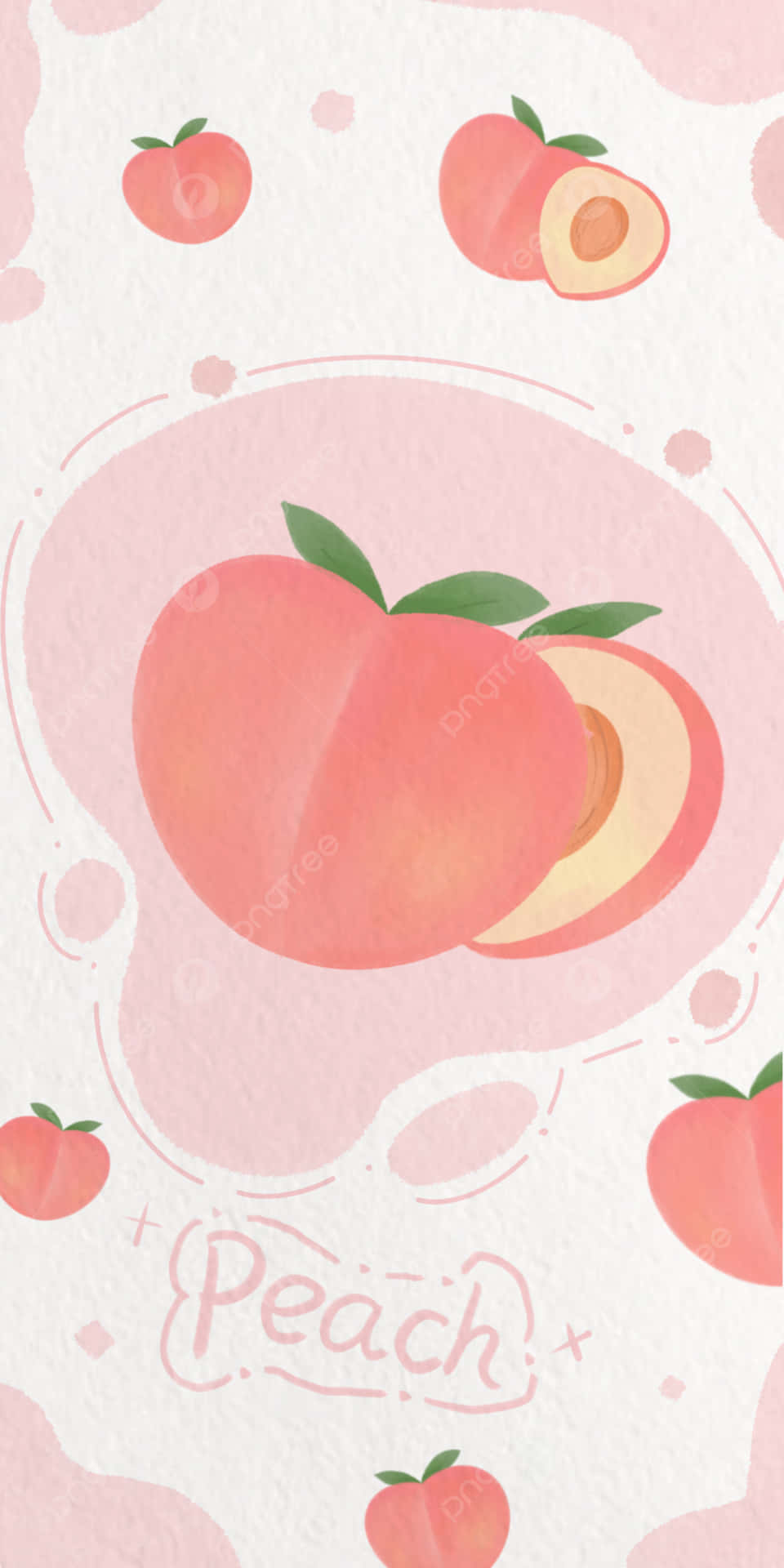 Cute Peach Wallpaper