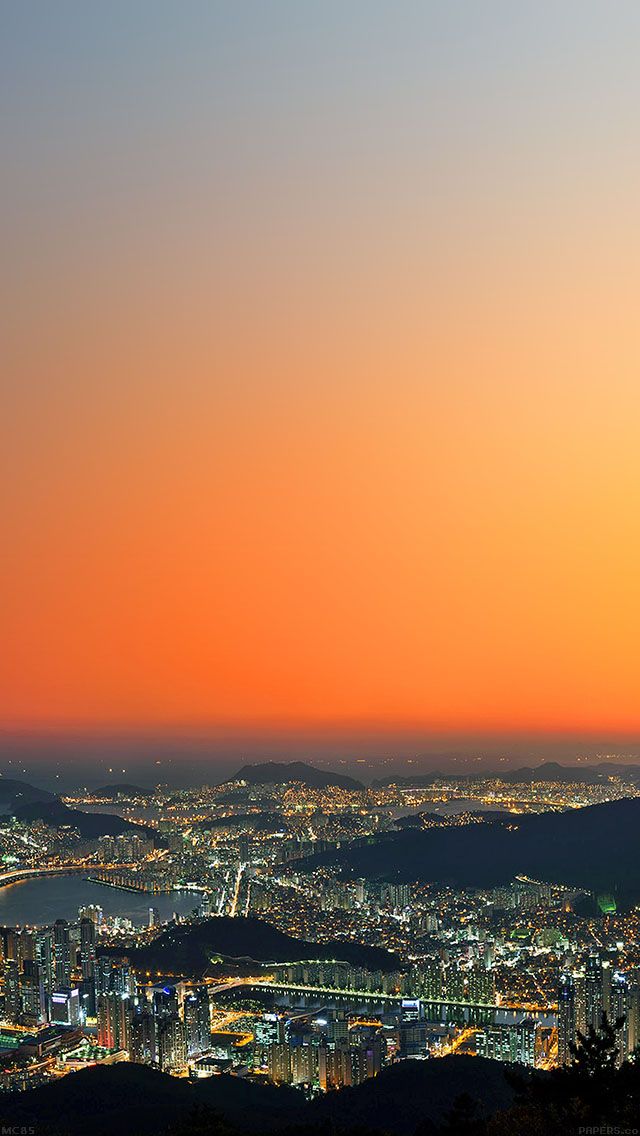 Mc85 Wallpaper Busan Night City Photography iPad