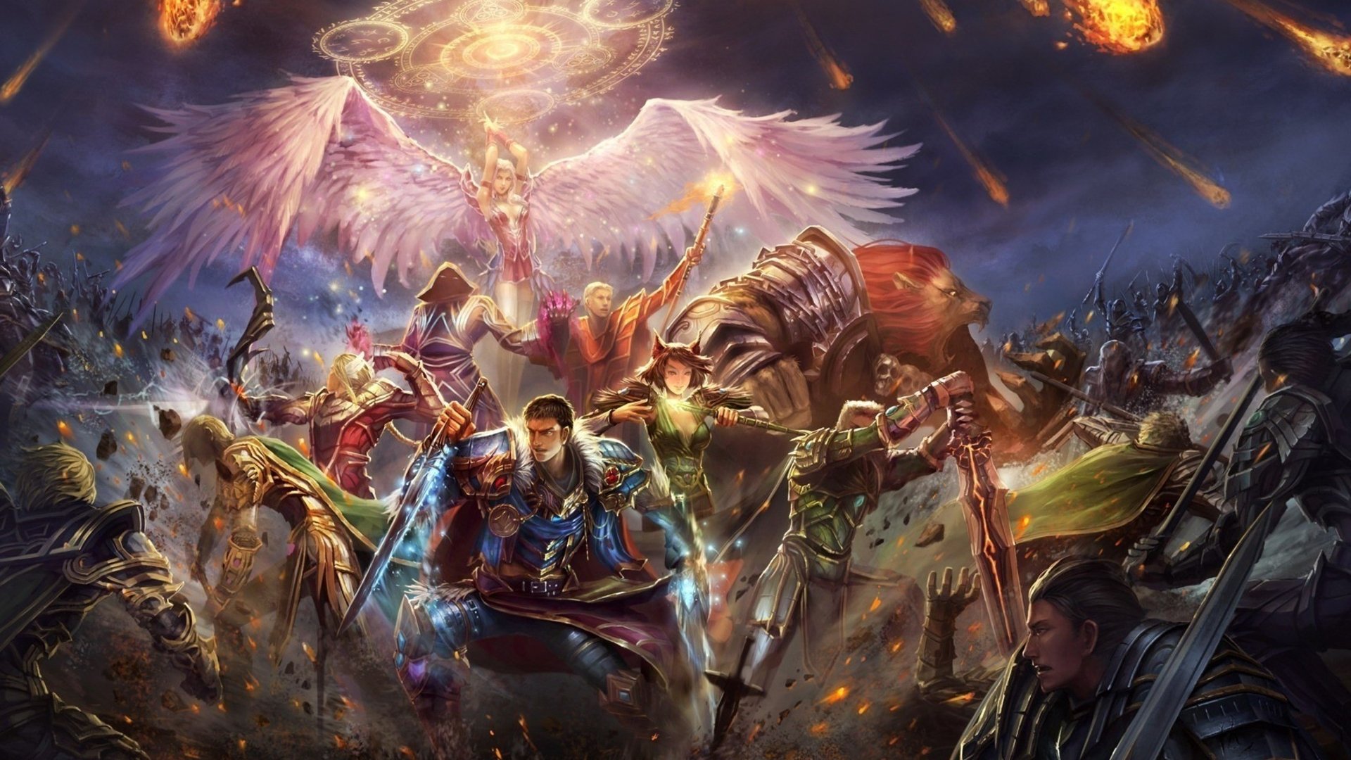 Epic Battle Fantasy HD Wallpaper Background Image
