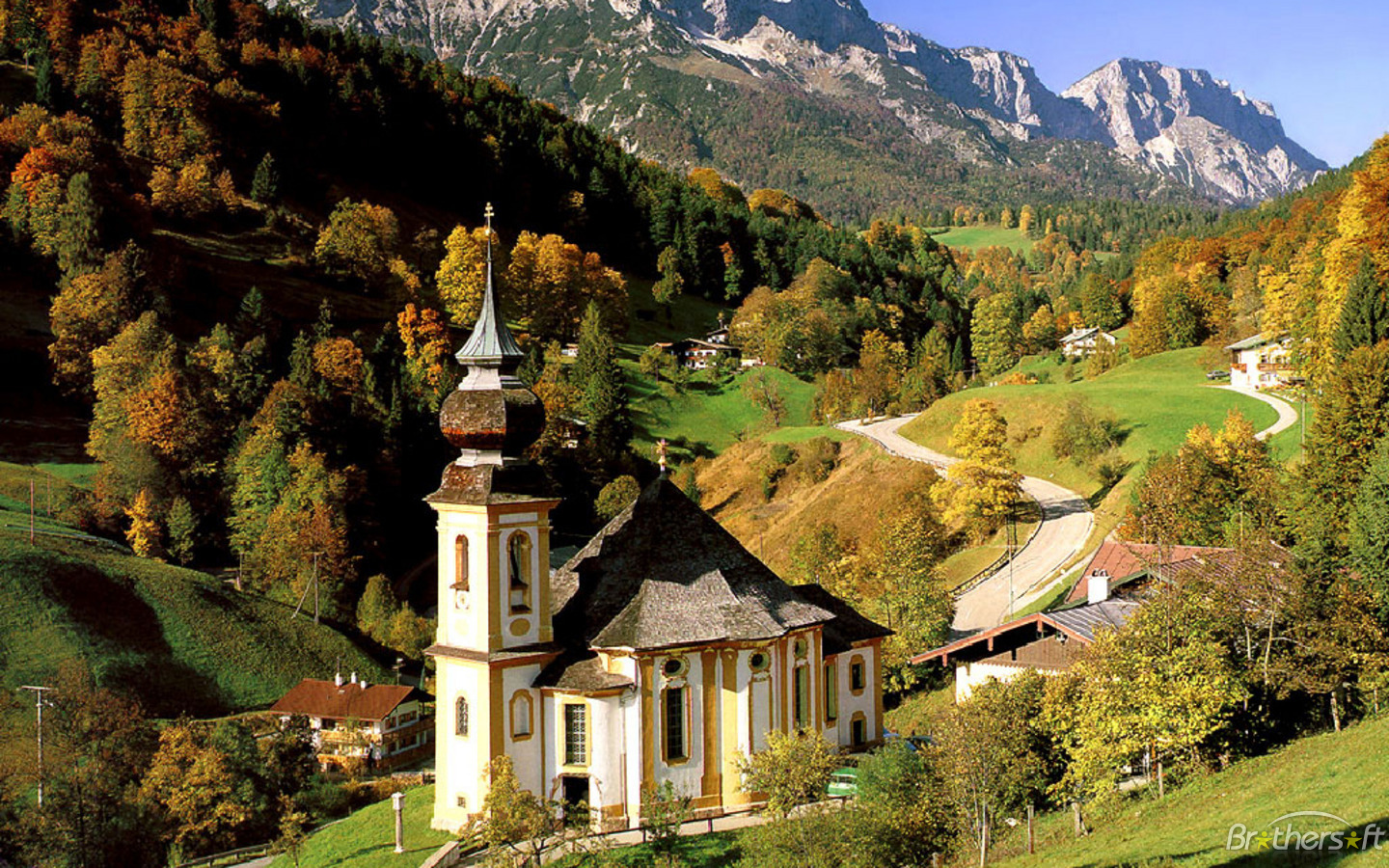 Switzerland Village Wallpaper