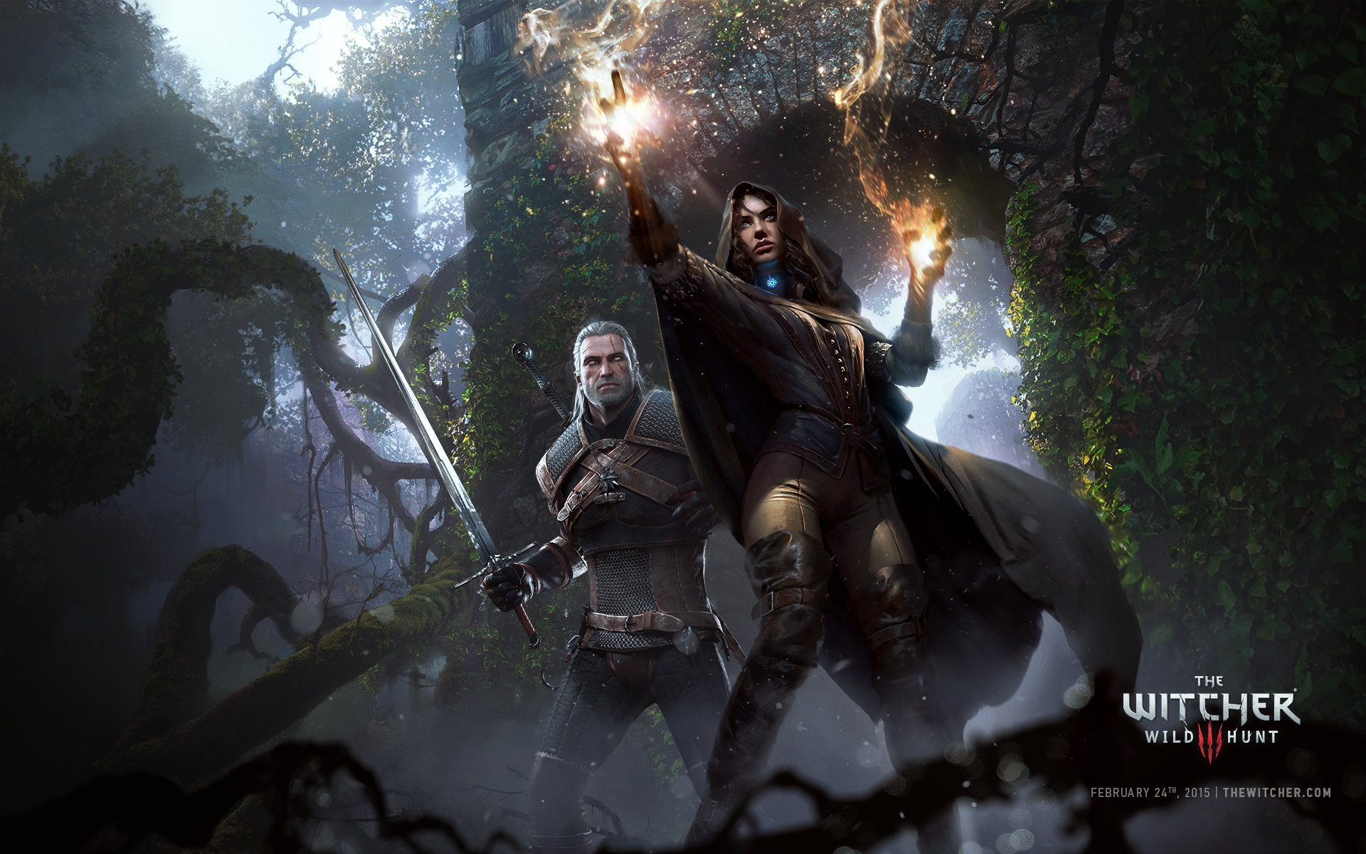 The Witcher Wild Hunt Video Game HD Wallpaper Stylish