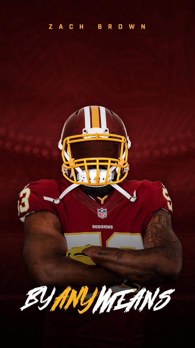 Washington Redskins On Zach Brown For Your Background