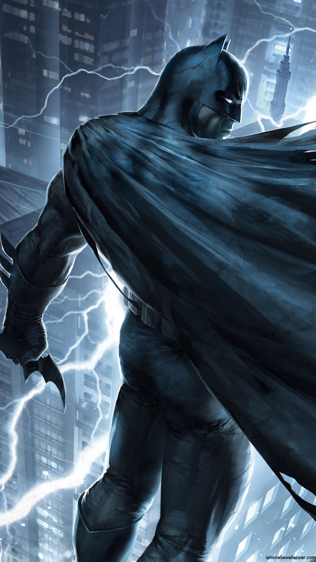 Batman The Dark Knight Returns Part 1 Movie iPhone 5 Wallpaper