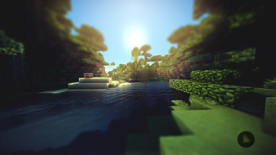 Minecraft Background HD Shaders Wallpaper By