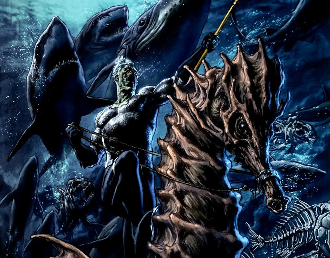 Realistic Aquaman Wallpaper Background