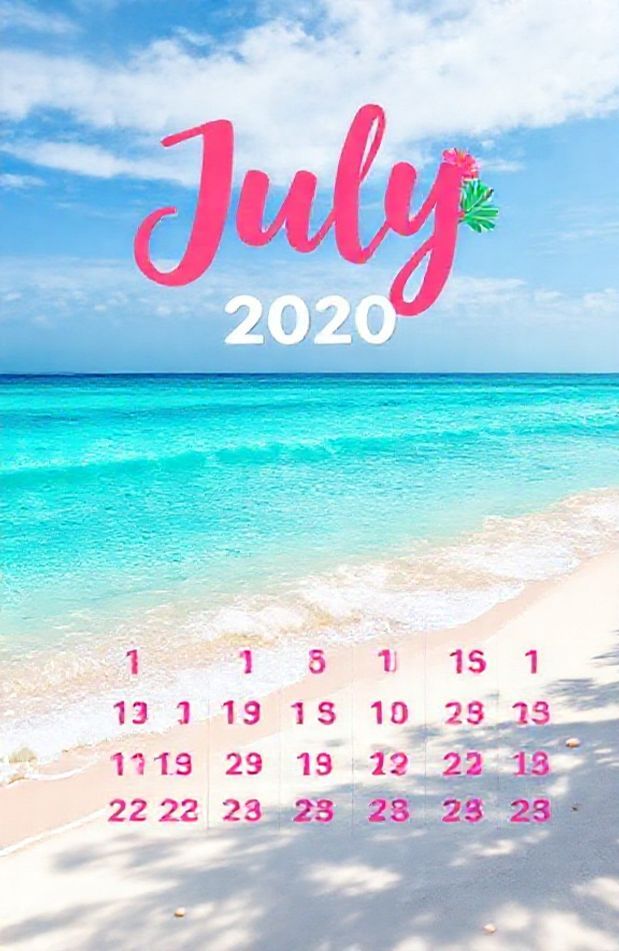 July Calendar Wallpaper