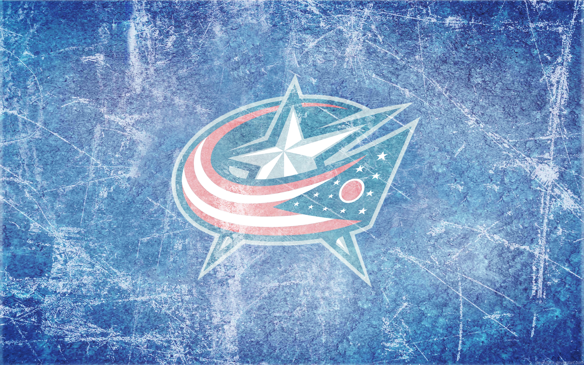 Blue Jackets Ice Wallpaper By Devinflack