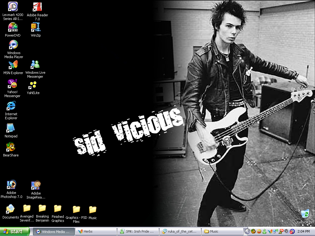 Sid Vicious Wallpaper By Fallengrace