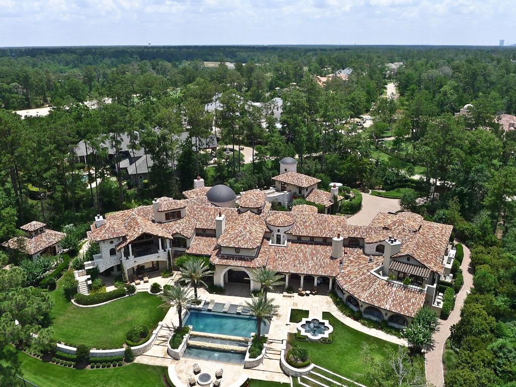Located In The Woodlands Texas House Has Six Bedrooms Nine Full
