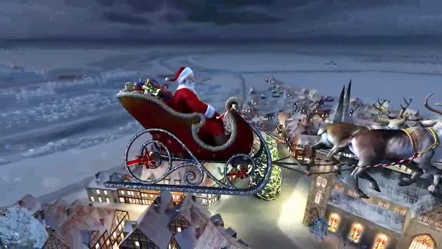 Animated Santa Claus Wallpaper Christmas