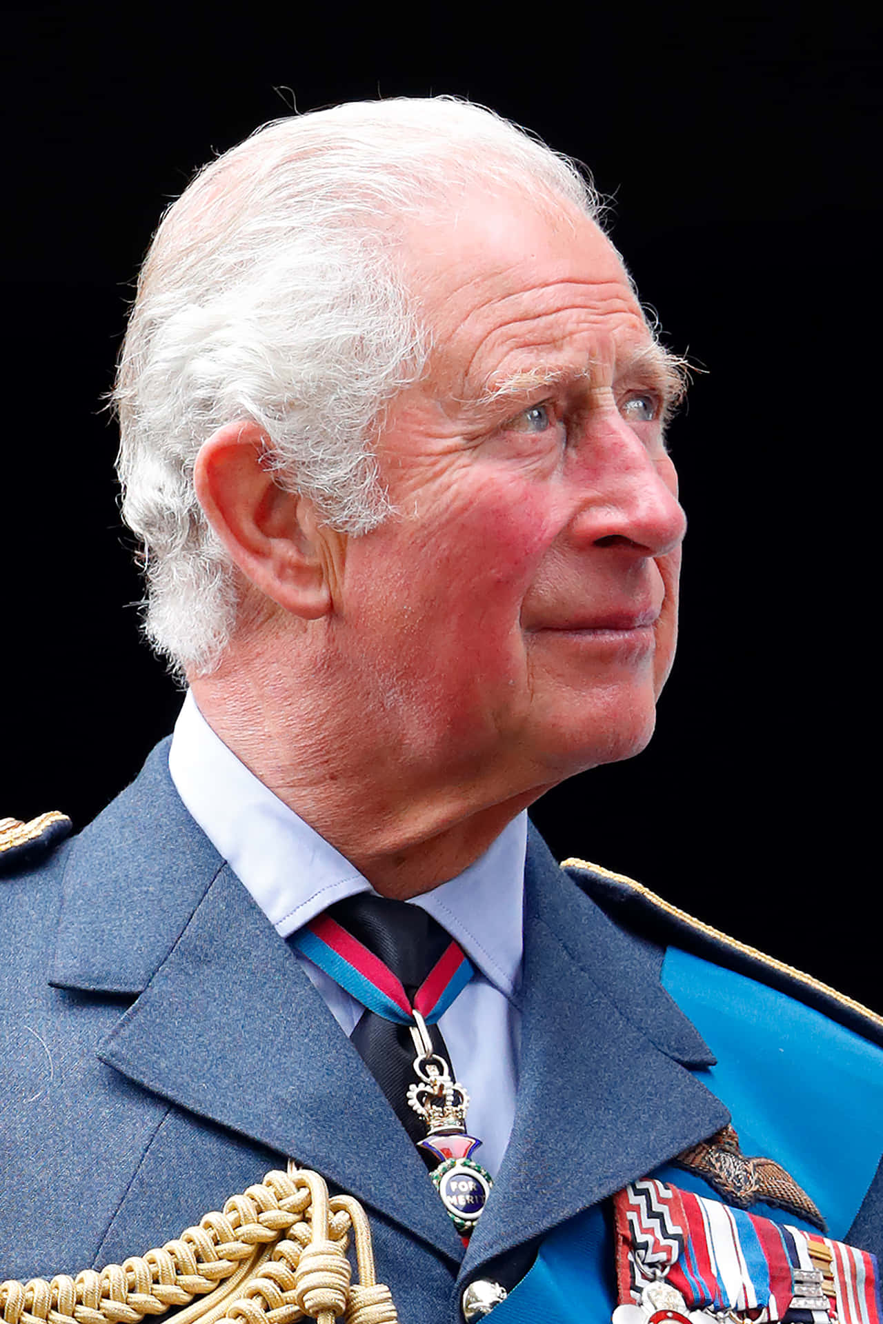 Regal Profile Of King Charles Iii Wallpaper