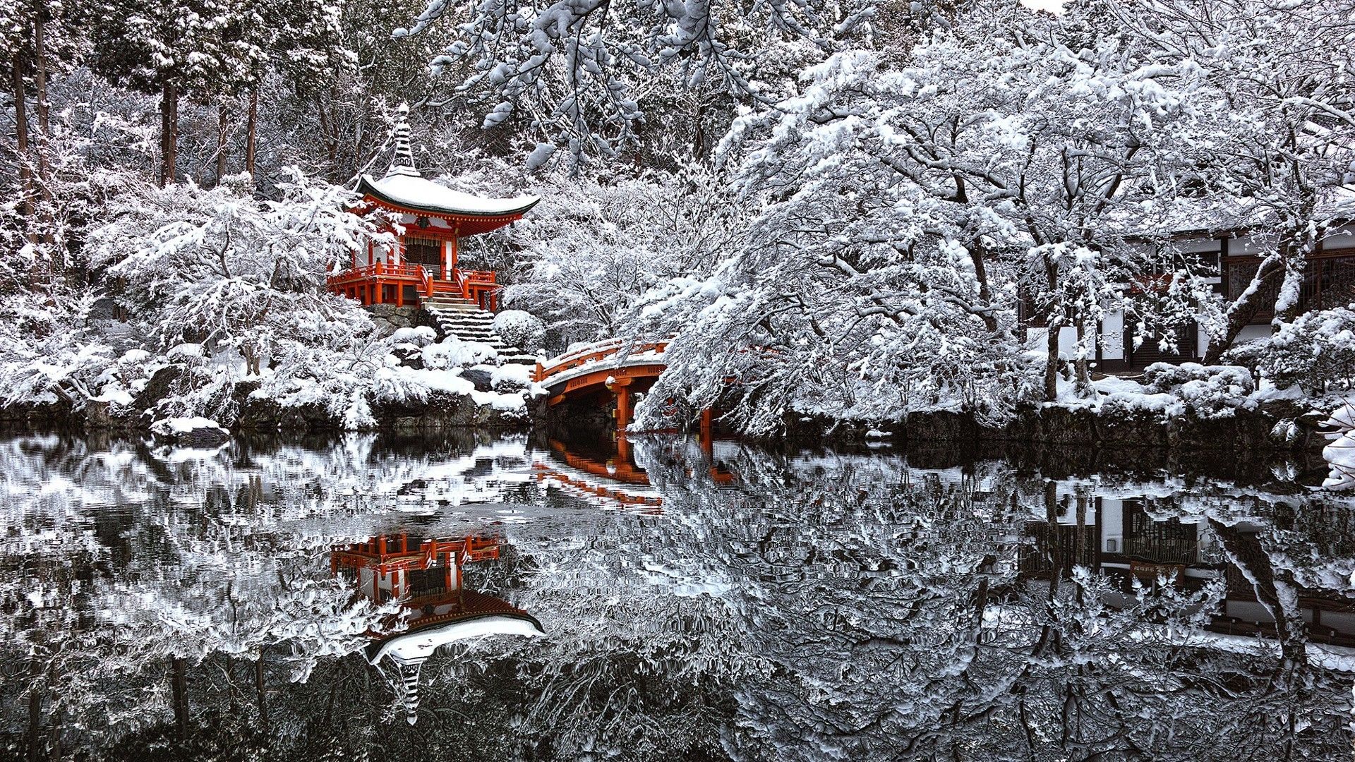Japan Winter Wallpaper Top Background