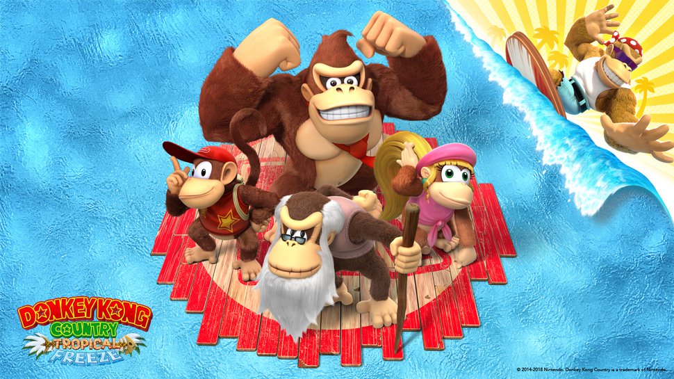 Donkey Kong Country Tropical Ze Wallpaper Play Nintendo