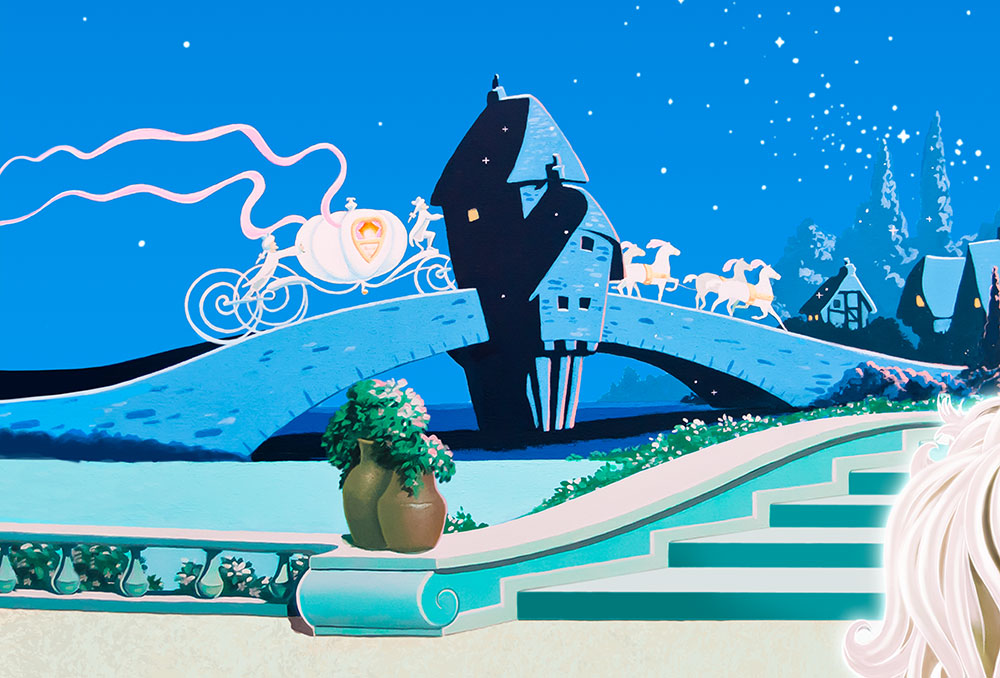  itmScott Gustafson Cinderella Wallpaper Border WF103402390088026222