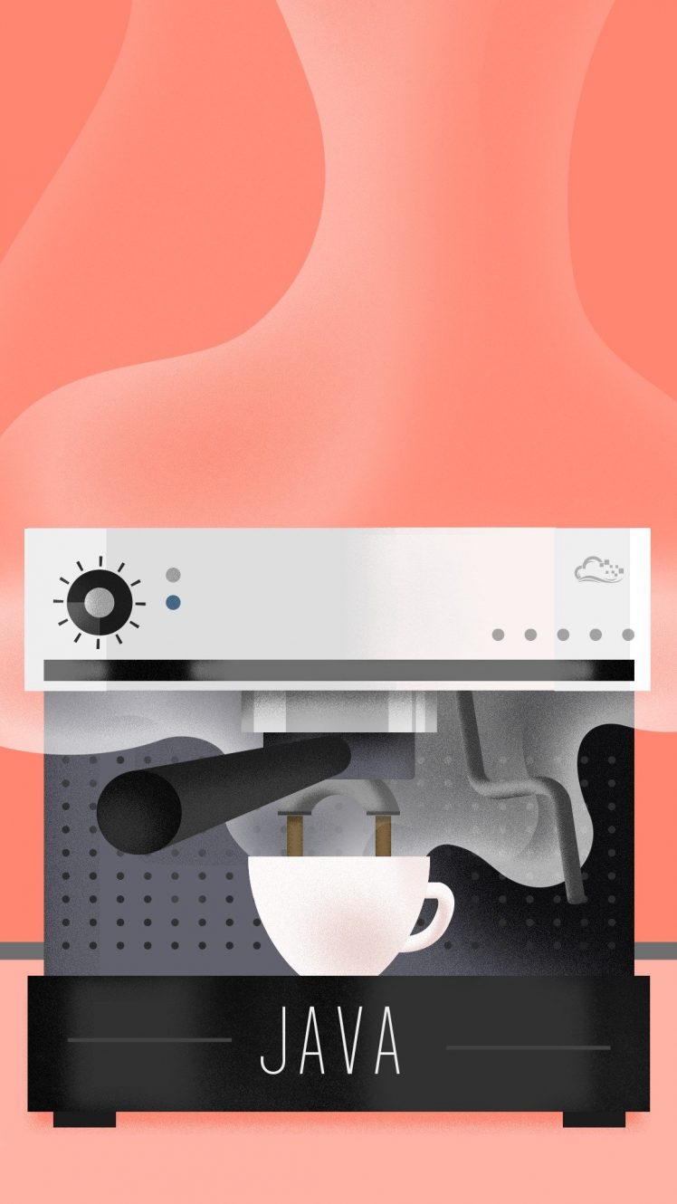 Digitalocean Java Coffee Portrait Display Wallpaper HD