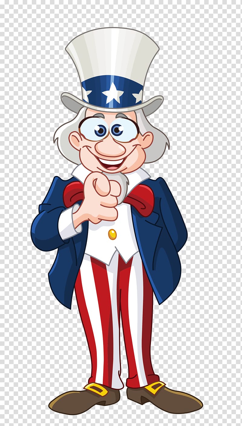 Uncle Sam Transparent Background Png Clipart Hiclipart