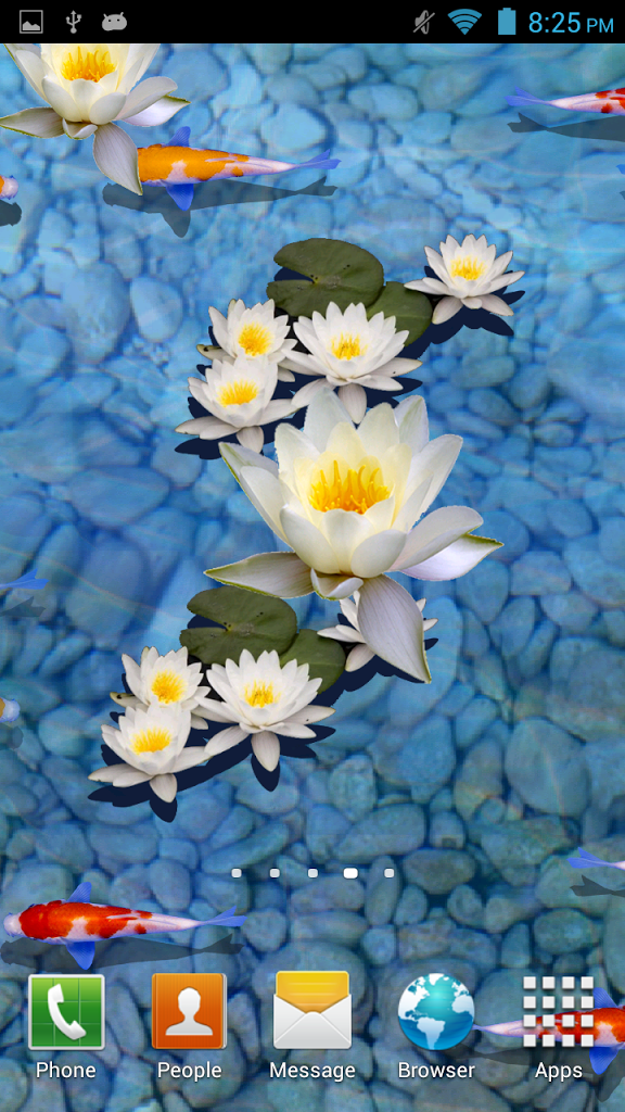 3d Fish Pond Live Wallpaper For Android