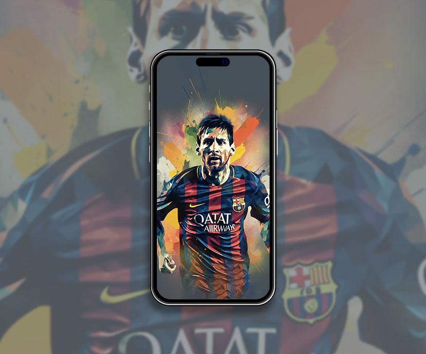 Lionel Messi Art Wallpaper Cool Leo For iPhone