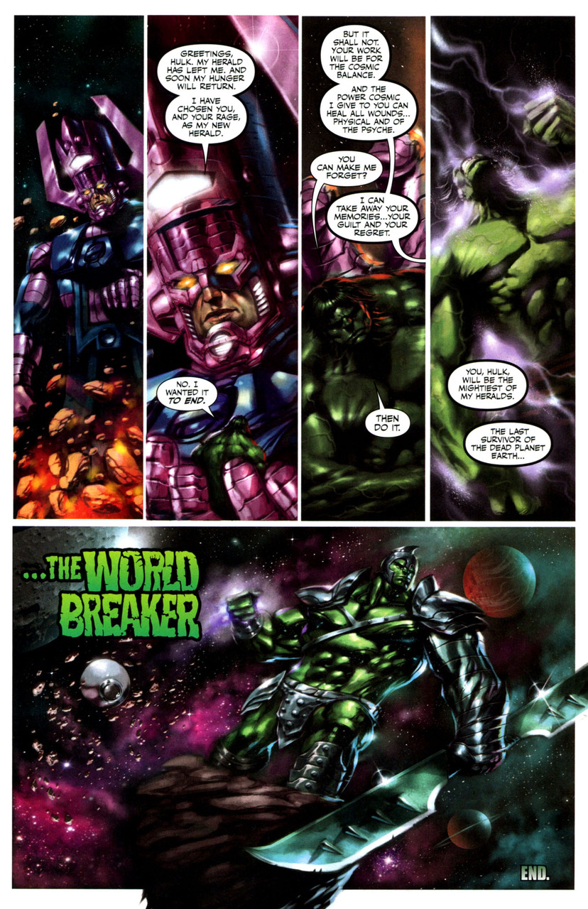 The Black Symbiote Hulk World Breaker Herald Of Galactus