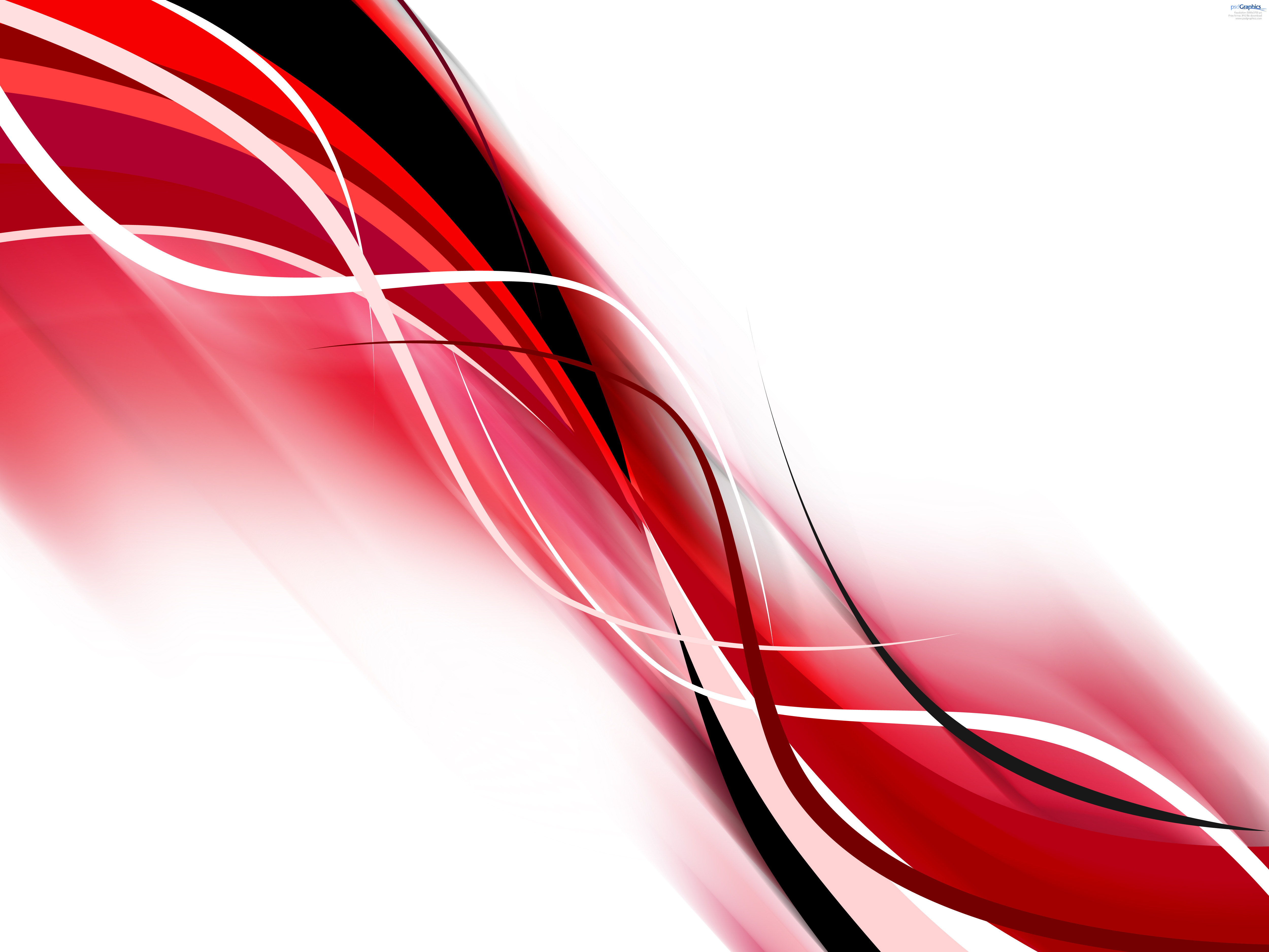 Abstract Art Graphic Design Red Black