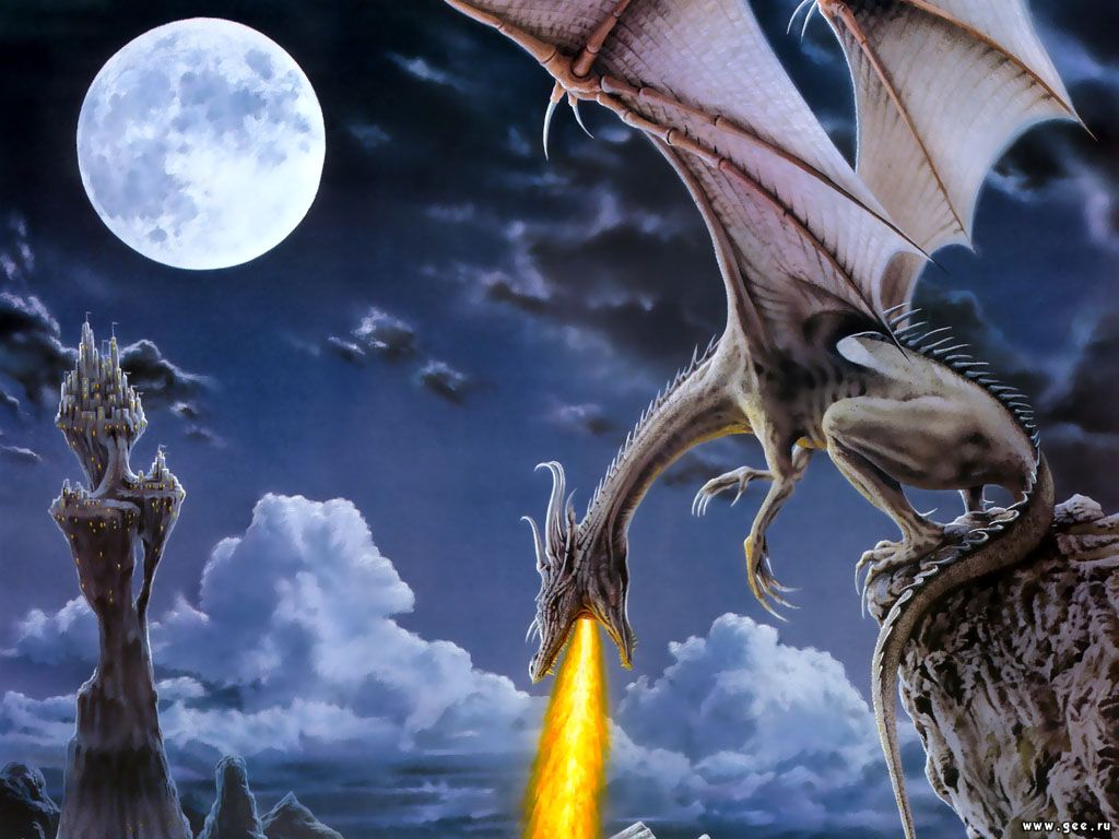 cartoon picture Fantasy Dragon Wallpaper