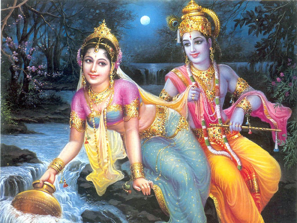 Radha and Krishna Wallpapers 1024x768