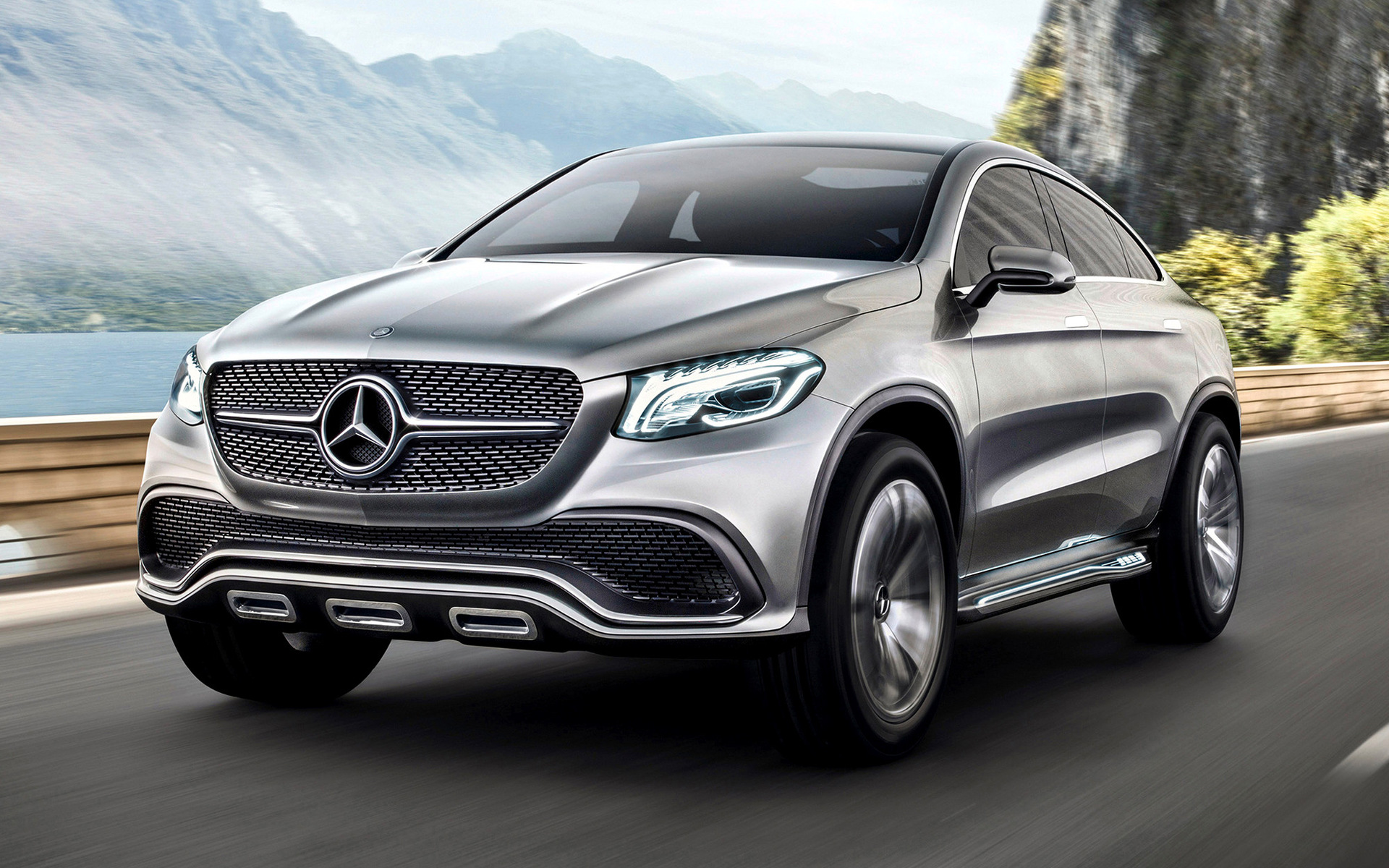 Mercedes Benz Concept Coupe Suv Wallpaper And HD Image