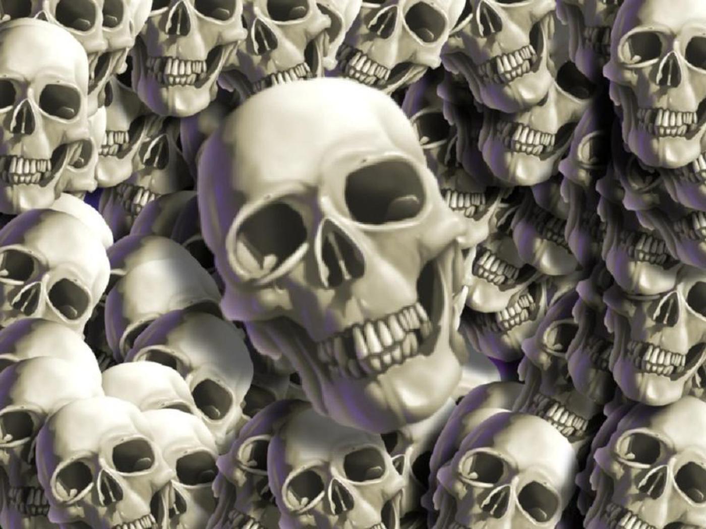 Unholy Digital Gothic Art Skulls Hybridlava Part