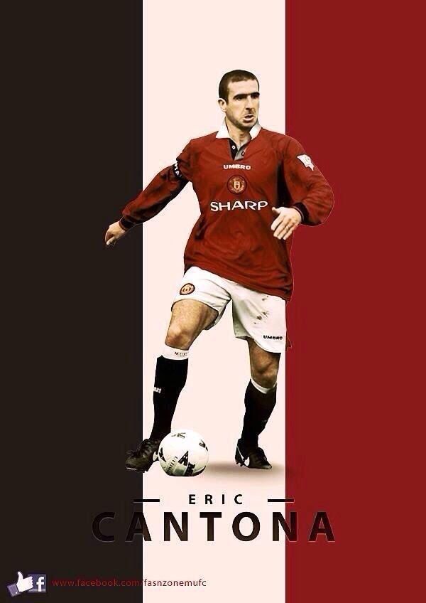 Eric Cantona Of Man Utd Wallpaper Manchester