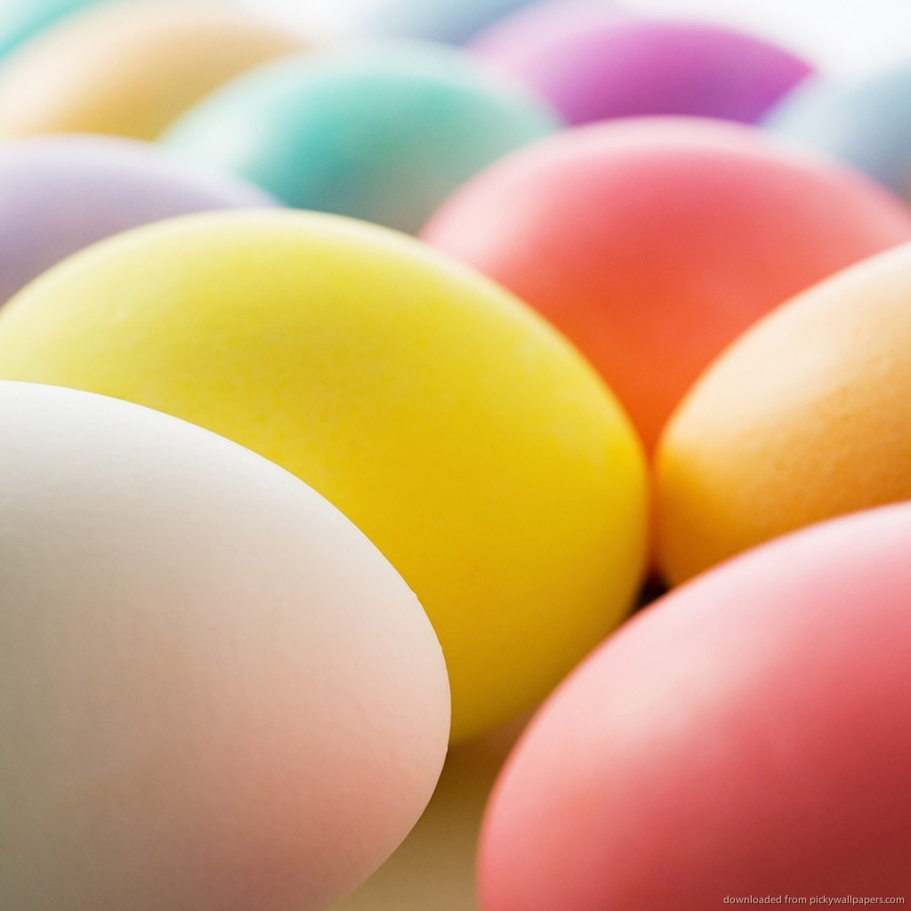 Many Easter Eggs Wallpaper For iPad