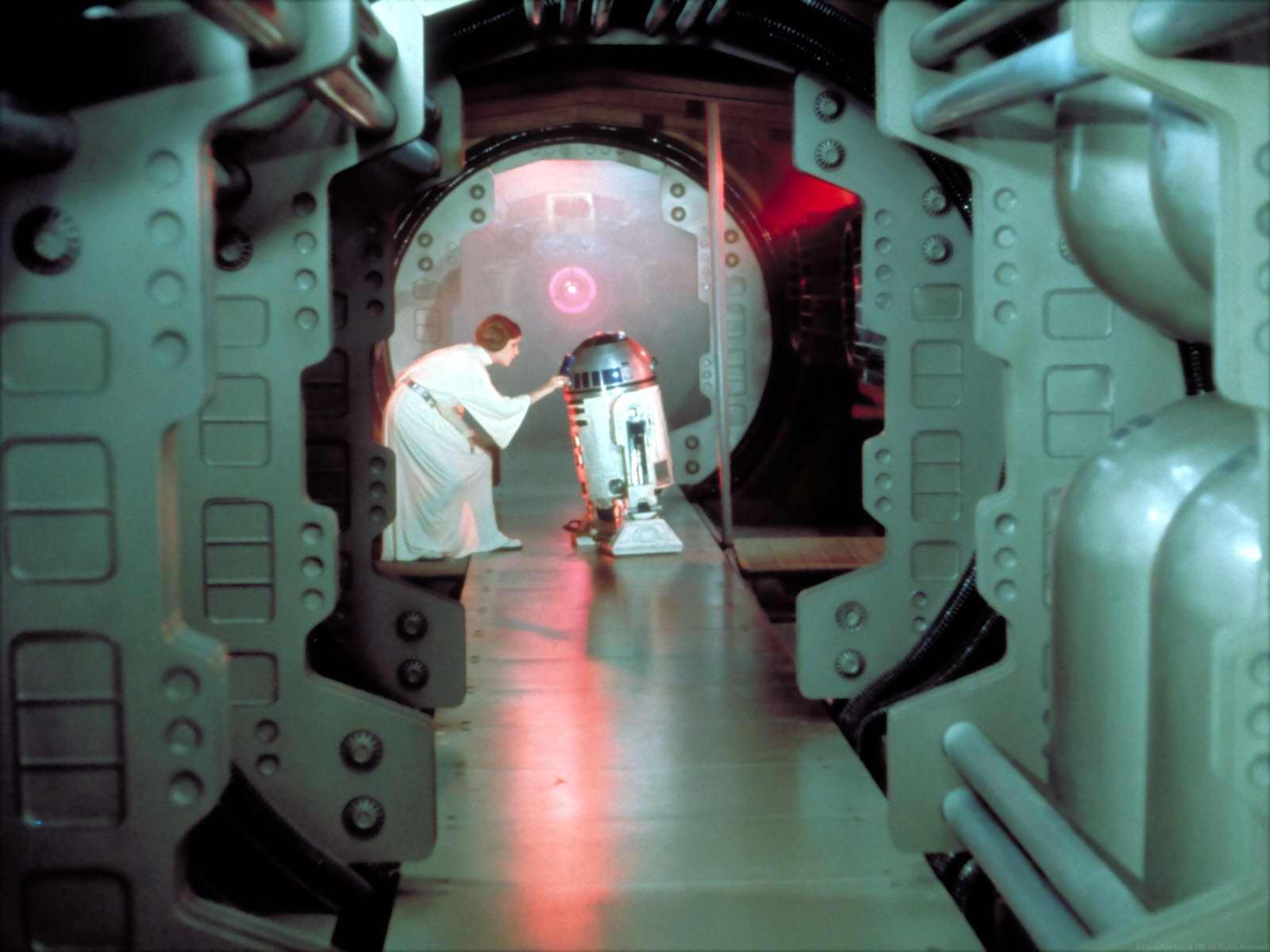 Star Wars Movies R2d2 Leia Organa Wallpaper