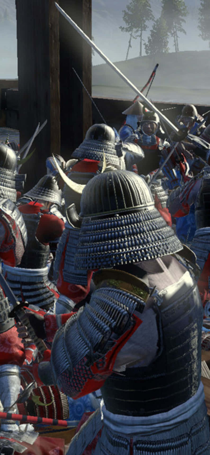 iPhone X Total War Shogun Background Wallpaper