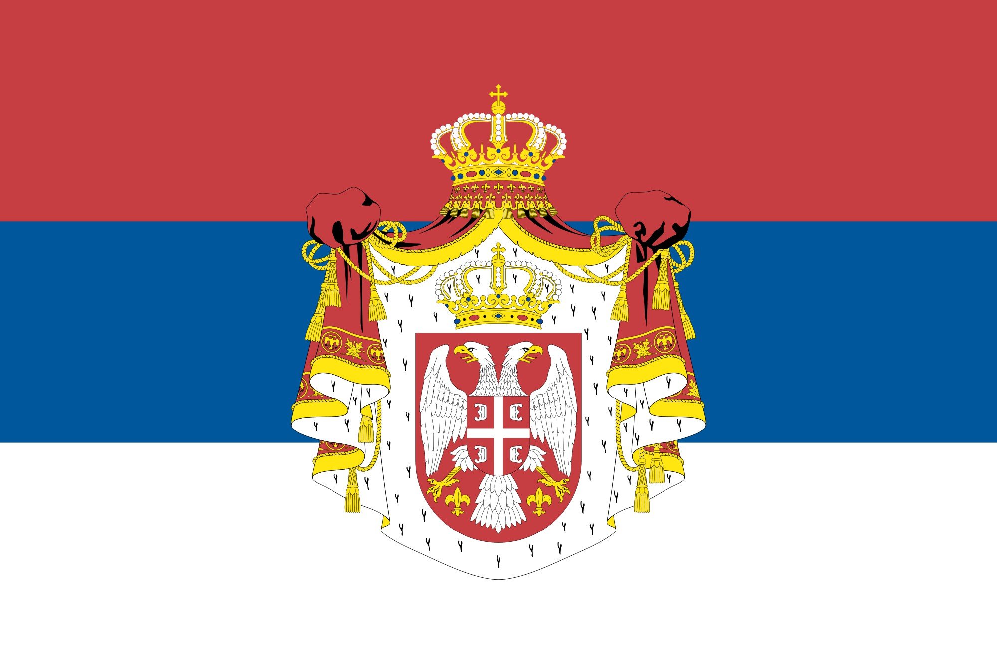 2000px Flag Of Serbia Wallpaper