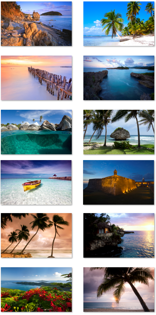 Desktop Fun Caribbean Shores Theme For Windows Pureinfotech