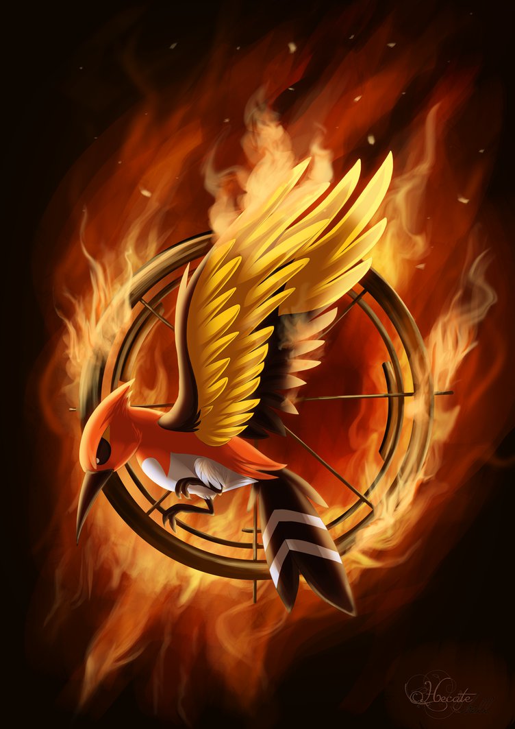 Mocking Jay   Catching fire by hecatehell on