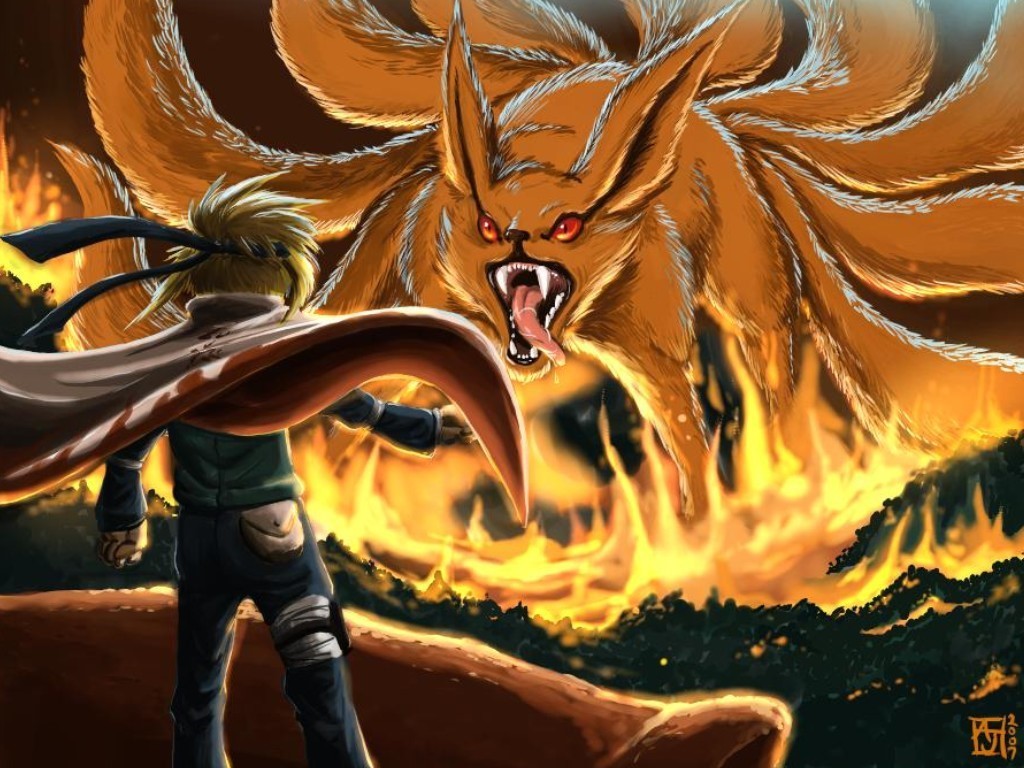 Naruto Nine Tailed Demon Fox Wallpaper Anime Bwalles