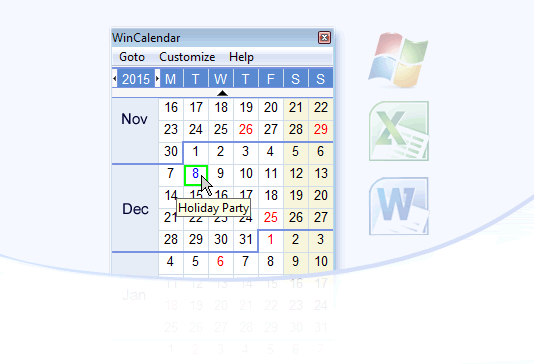 calendar maker for mac free