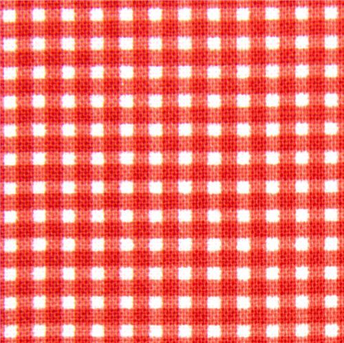Red Checkered Wallpaper Michael Miller