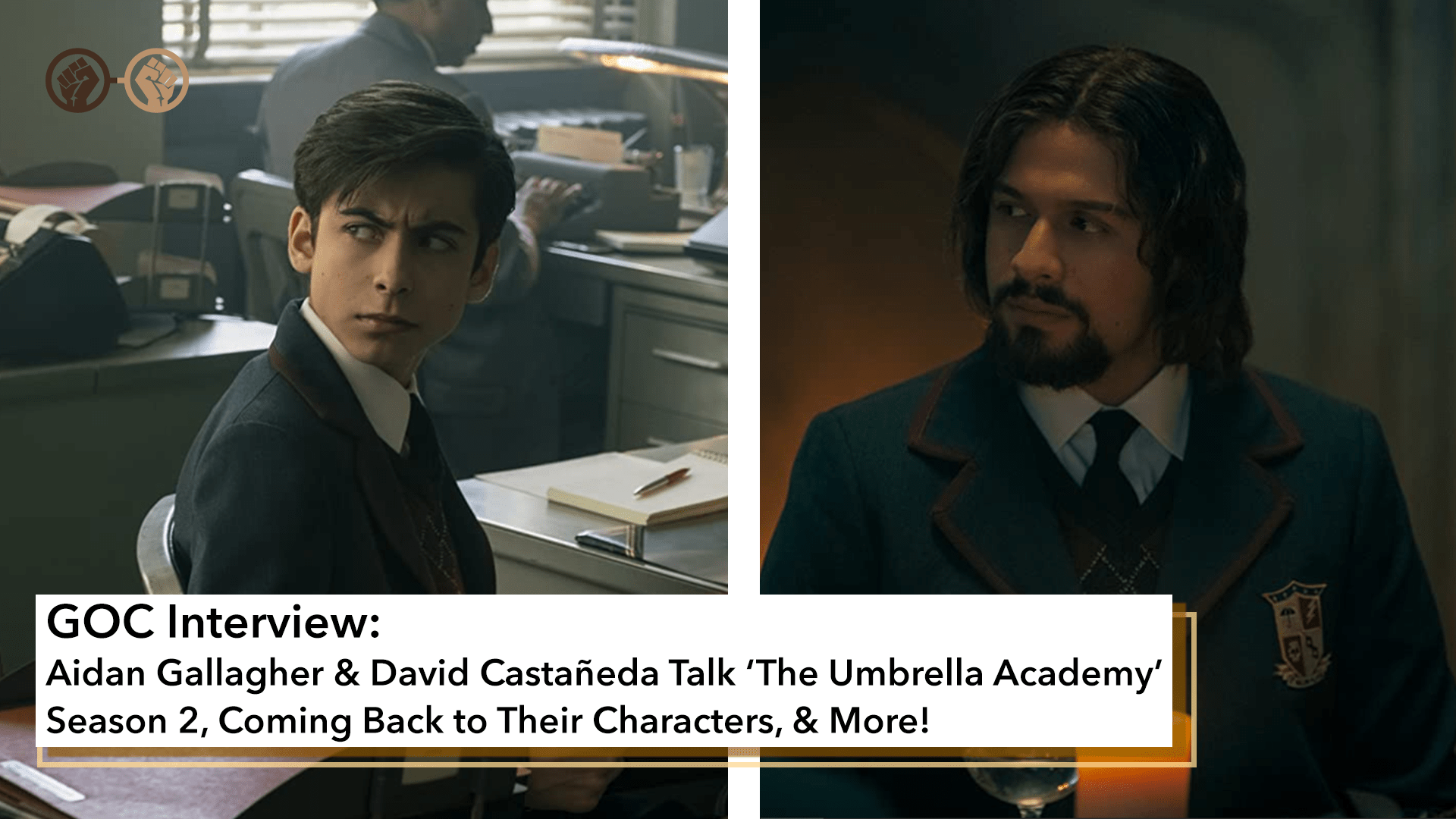 Inter Aidan Gallagher And David Castaneda Talk Season Of
