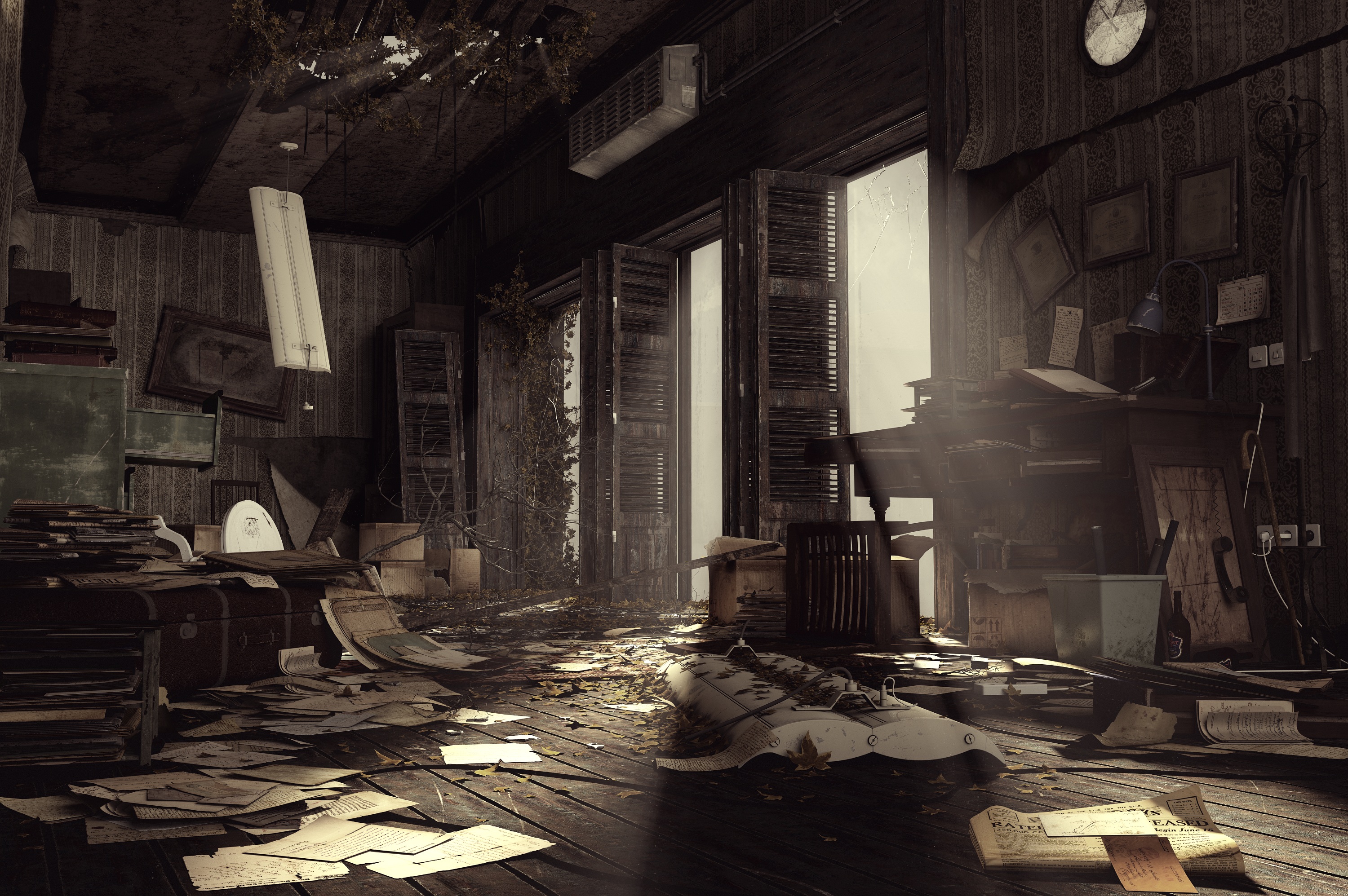 Abandoned Office By Amirabd2130